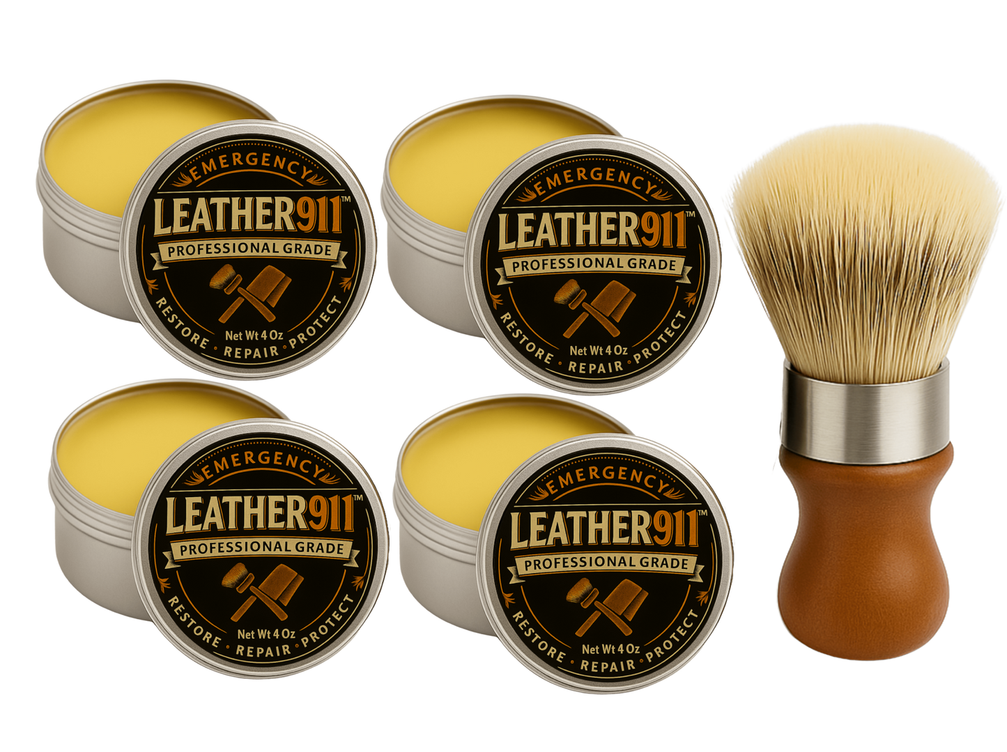 4x Leather911 Kit