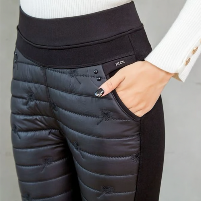 High Waist Puffer Pants